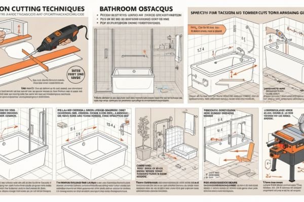 Precision Cutting Techniques for Bathroom Obstacles