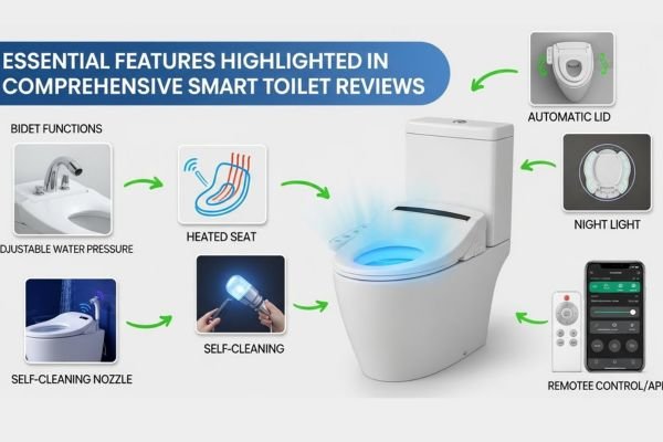 Essential Features Highlighted in Comprehensive Smart Toilet Reviews