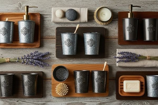 Curating a Cohesive Look with Vintage Rustic Bathroom Accessories Sets
